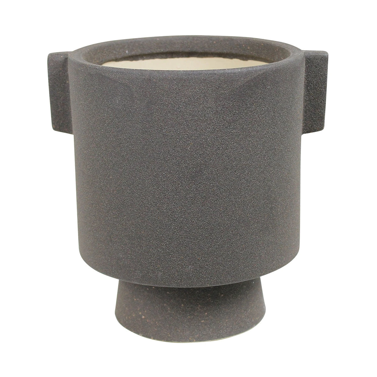 HomArt New Charcoal Ceramic Planter 3 HomArt New Charcoal Ceramic Planter