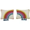 Peking Rain Bow Hook Pillow Set By Jungalow® Hook Pillows