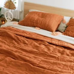 Jungalow® Sol Natural Dyed Quilt In Rust By Like A Lion™ All Décor