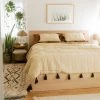 Jungalow® Sol Natural Dyed Quilt In Sand By Like A Lion™ All Décor