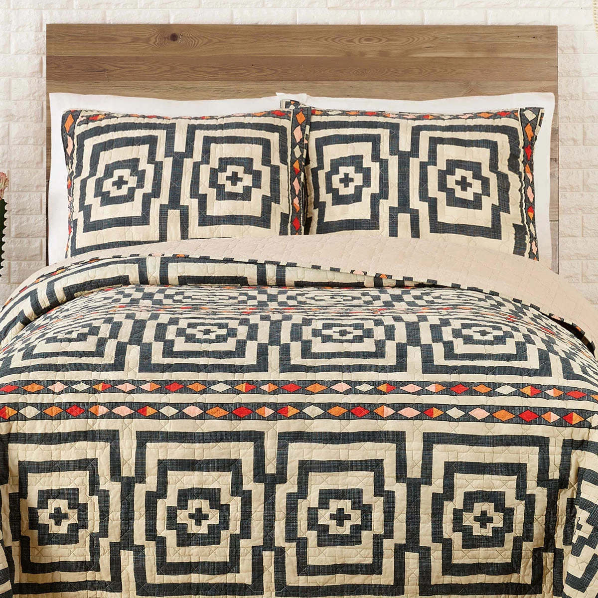 Peking Hypnotic Standard Sham Set By Jungalow® 4 Peking Hypnotic Standard Sham Set By Jungalow®