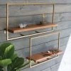 Kalalou Mango Wood Shelf Set All Décor & Mirrors