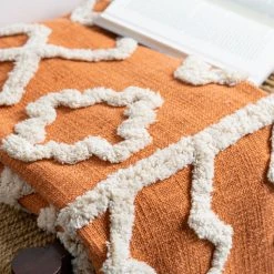 Surya Tangerine Throw Blanket 11 Surya Tangerine Throw Blanket