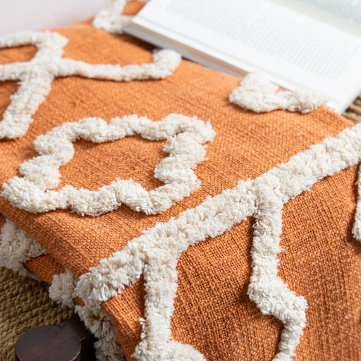 Surya Tangerine Throw Blanket 7 Surya Tangerine Throw Blanket